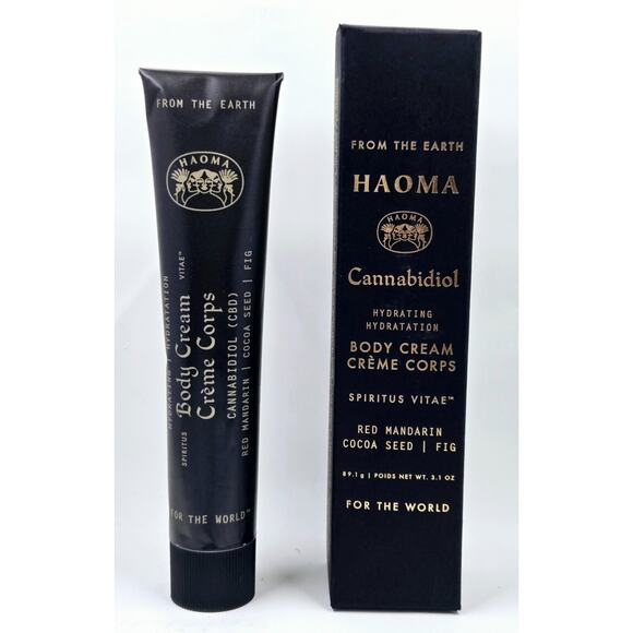 Haoma Hydrating Body Cream Red Mandarin Cocoa Seed Fig 3.1 oz - Picture 1 of 5